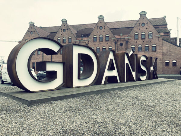 Napis Gdańsk