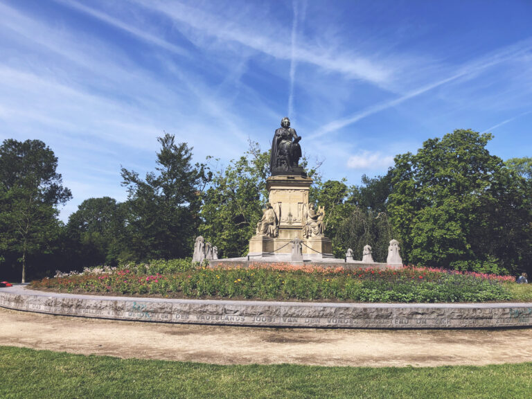 Statue Of Joost Van Den Vondel