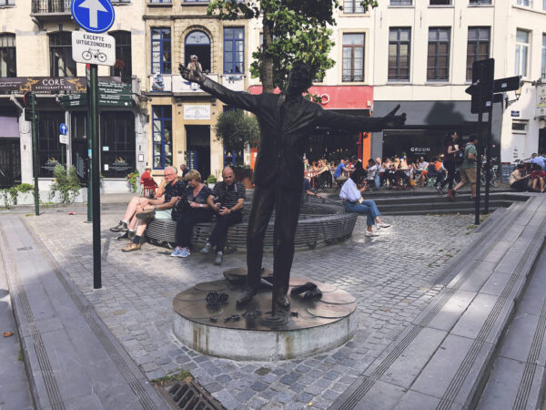 Statue de Jacques Brel