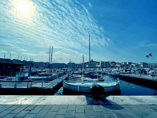 Vue panoramique Vieux Port de Marseille